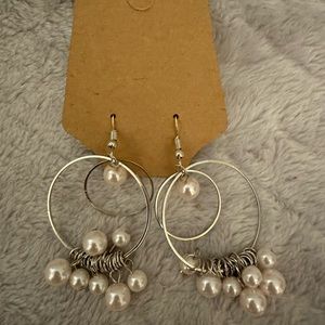 Pearl earrings